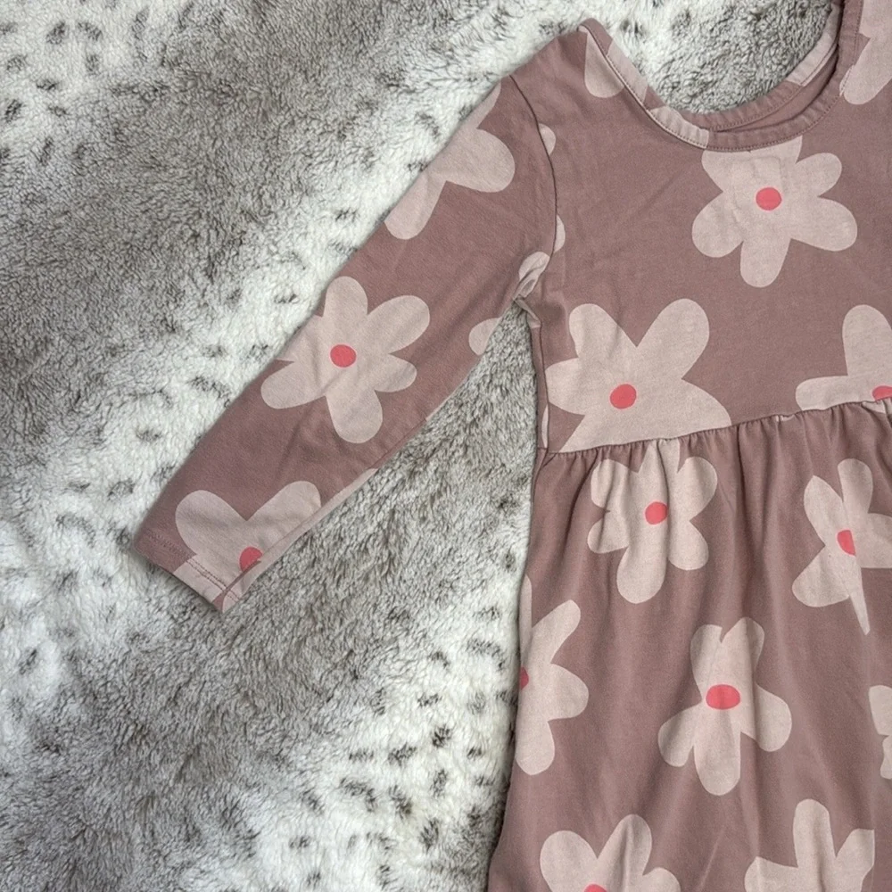 Baby GAP pastel floral long sleeve dress girls 4T garden party girlhoodcore